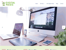Tablet Screenshot of digital-maids.com